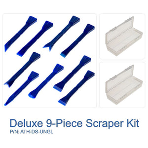 ATH-DS-UNGL: Deluxe 9 Piece Scraper Kit
