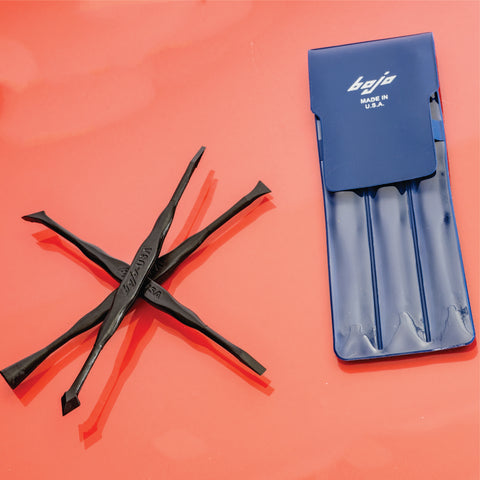 Image of MST2-3KIT-XNGL: 3-Piece Micro Scraper Tool Kit in Pouch