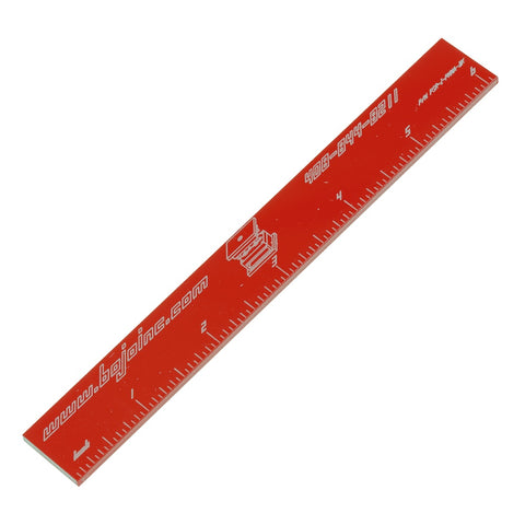 Image of PSR-PMMA-R: Non-Marring 6 Inch Ruler - Red
